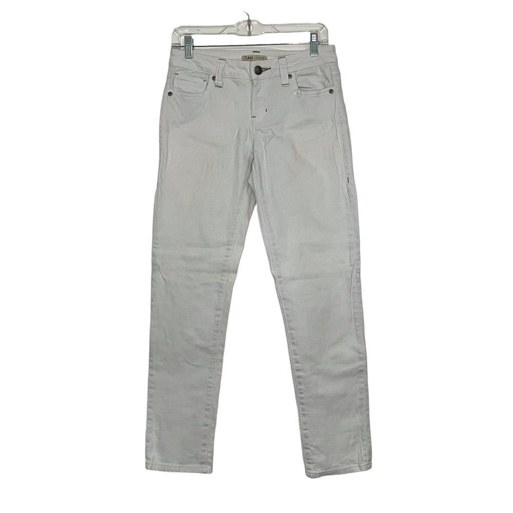 CAbi Style 336 Bree White Skinny Jeans - 2